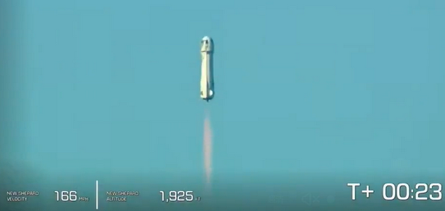 “蓝色起源”成功发射“新谢泼德号”火箭：为NASA测试登月技术