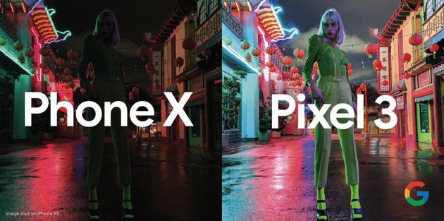 谷歌Pixel 3和iPhone XS对比