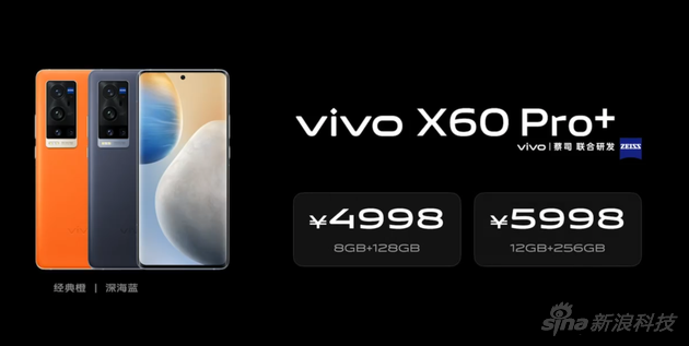 vivo X60 Pro+定价