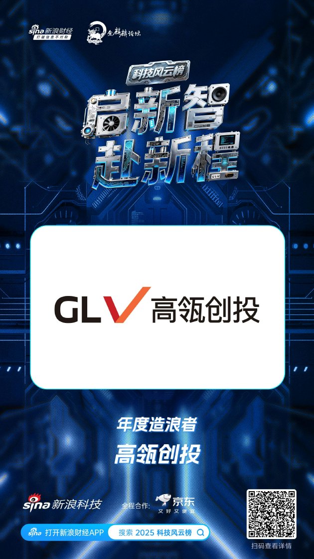 高瓴创投获新浪2025科技风云榜年度造浪者奖