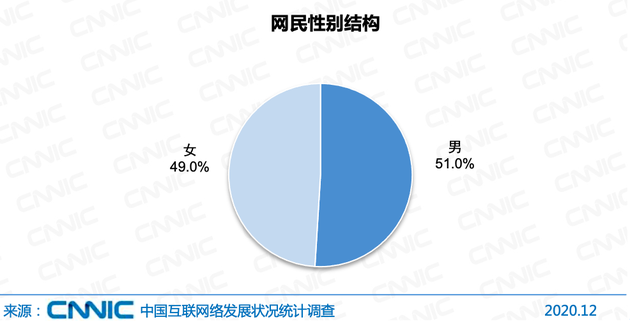 图 25&nbsp; 网民性别结构