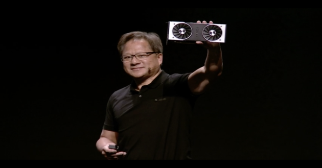 英伟达CEO黄仁勋发布新高端游戏显卡 股价盘中大涨逾3%