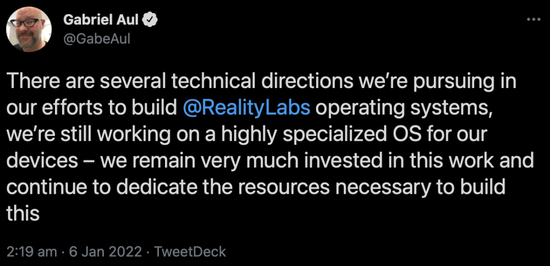 |Meta元宇宙OS要黄？300人研发团队解散，关闭VR/AR操作系统研发