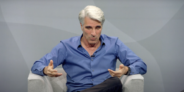 苹果软件工程高级副总裁craig federighi