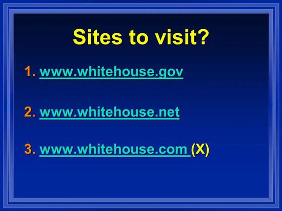 20年前,我是怎么被一家“白宫官网”欺骗的? 20年前,我是怎么被一家“白宫官网”欺骗的?