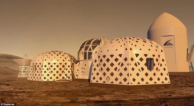 这是获得第二名的Zopherus团队,他们设计一个自主流动打印模型,可打印制造一个结构,然后移动到下一个站点。