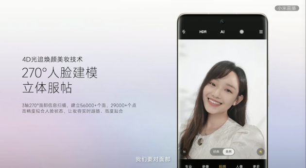 4D光追焕颜美妆技术