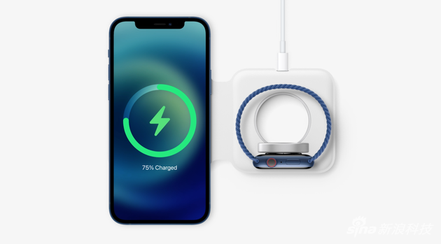 苹果重启magsafe品牌新充电器可同时给手机手表充电 苹果 充电器 Magsafe 手机 新浪科技 新浪网