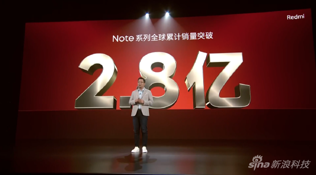 Note系列全球累计销量超过2.8亿台