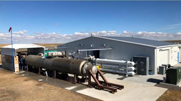 Reaction Engines公司在美国科罗拉多州的试验场，他们使用一台战斗机发动机来帮助进行试验