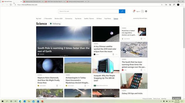 Alt+Tab可呈现Edge所有已打开标签