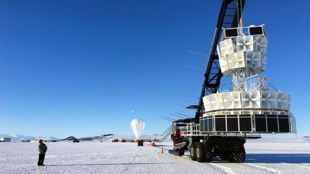 研究人员准备发射“南极脉冲瞬变天线（ANITA）”实验，该实验利用南极上空气球接收看似不可能存在的粒子信号。