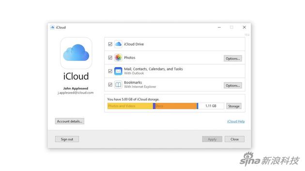 苹果和微软更新Windows版iCloud 支持访问和同步iCloud云盘及照片等