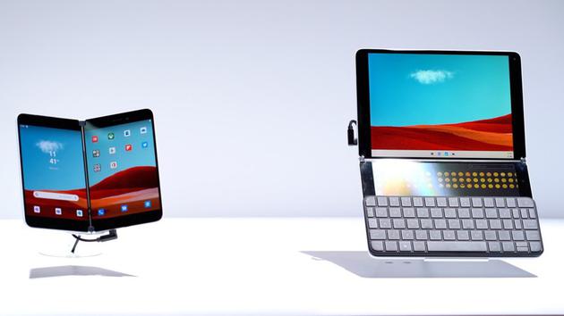 设计理念同微软Surface Neo和Surface Duo相似