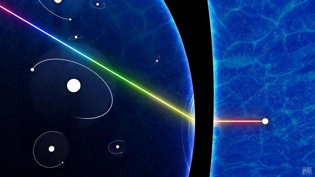 穿过量子位势垒的过程被称为量子隧穿。在一段给定时间内发生量子隧穿的概率取决于各种与生成物和反应物能量有关的参数，并涉及粒子之间的相互作用，以及从初始状态到最终状态需要多少“步骤”。