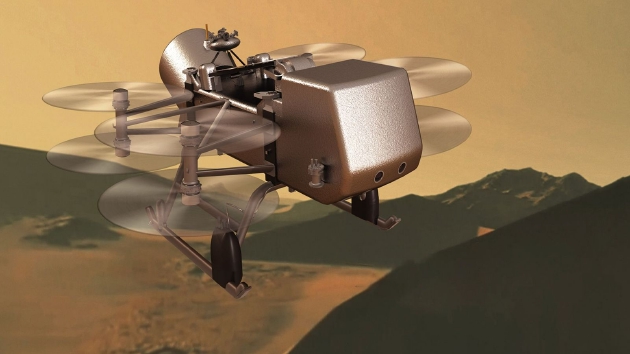 “蜻蜓号”将在飞越土卫六表面的过程中自行绘制地图。