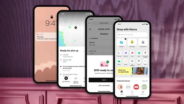 Klarna 的 App 界面 