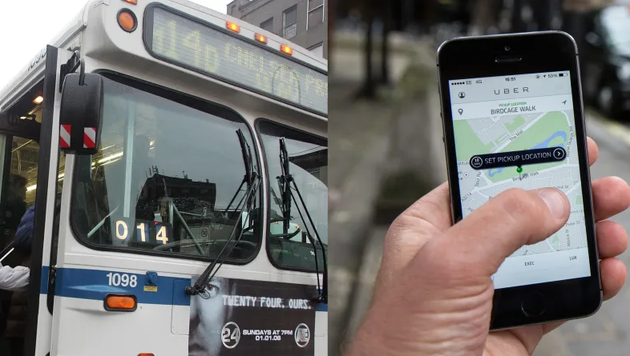 Uber加入公交功能应用 首站美国丹佛