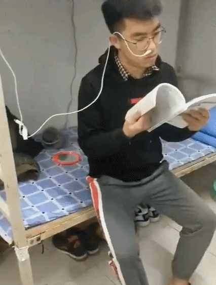 输液复习法-搞笑gif动态图片-izike