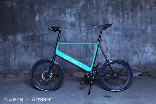 云造在ces发布概念单车云马evelo