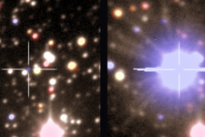 天文学家拍下新星爆炸前后罕见图片:距离约2万光年|新星|爆炸|照片_新浪科技_新浪网