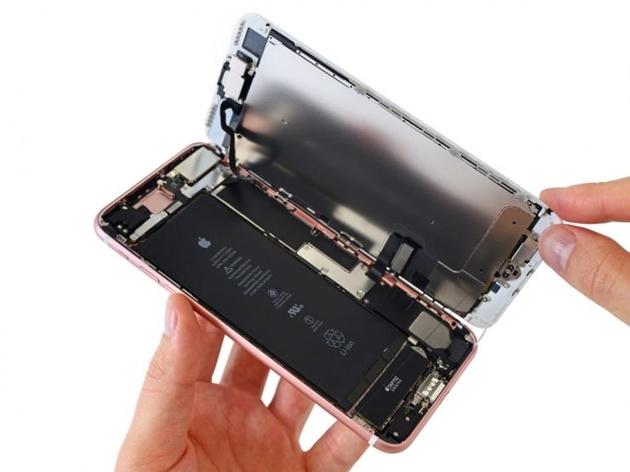 iPhone 7 Plus 拆解:电池大了