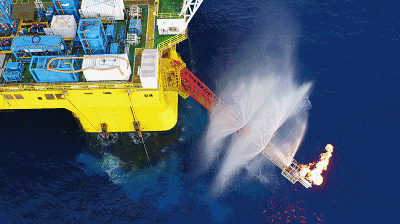 可燃冰开采现场 资料图