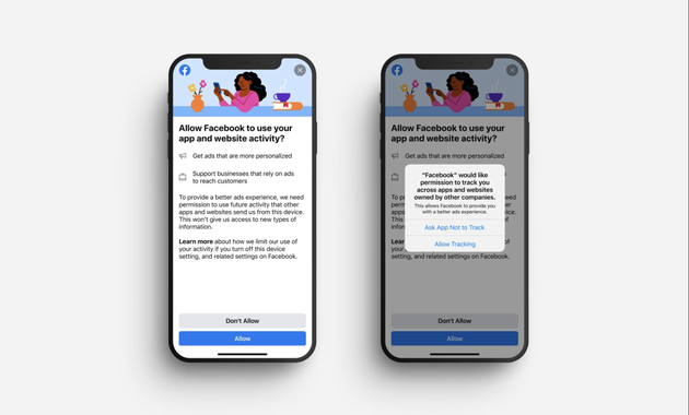 Facebook正在准备一个‘说明页面’，请求用户允许App进行广告追踪