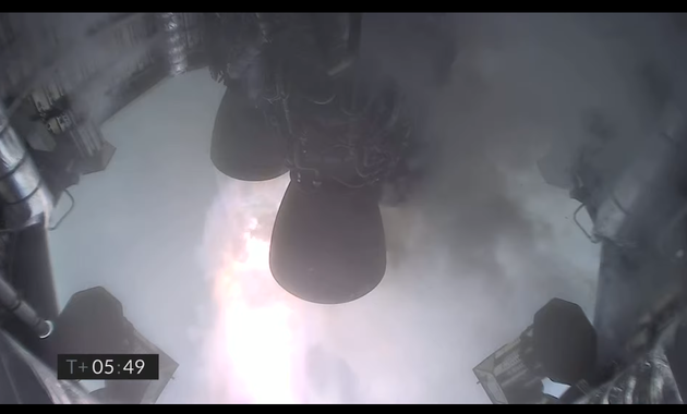 Spacex星舰原型机飞行测试 空中失联解体