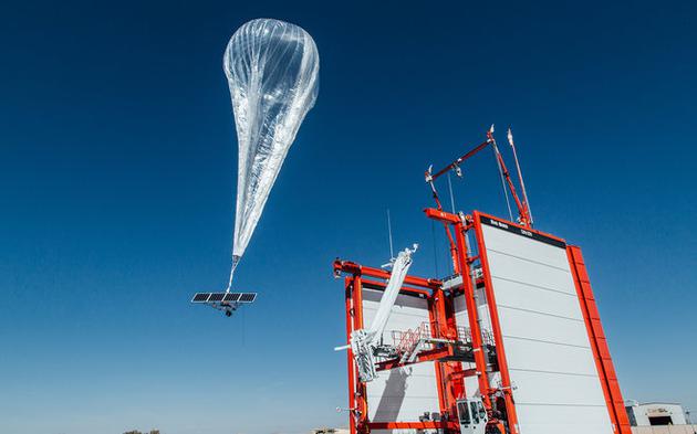 “Project Loon”计划希望用高空气球为偏远或受灾地区提供网络服务。