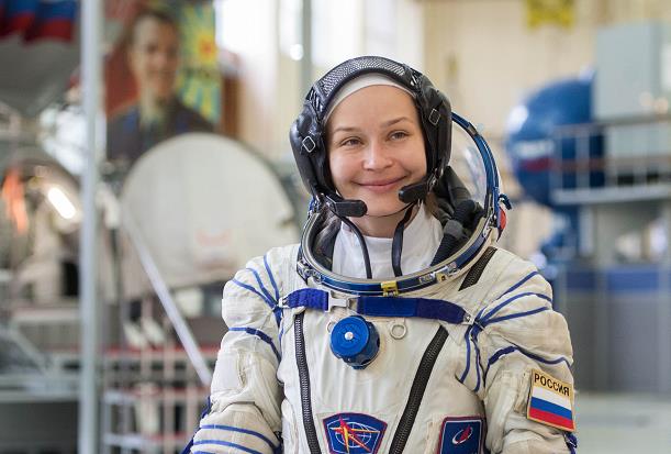 Yulia Peresilid picture from the Russian National Aerospace Corporation