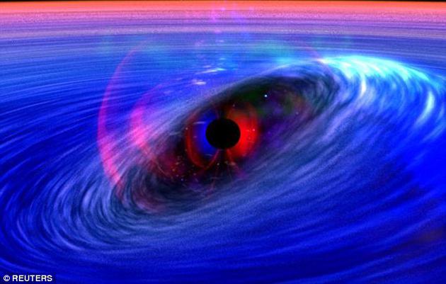黑洞被认为随着时间的推移将逐渐失去质量，并散发出大量被称为重力子和光子的无质量粒子辐射。彭罗斯指出，如果该情况是真实的，那么接下来发生的将是这些黑洞会逐渐地收缩。最终黑洞将到达完全分解的程度，留下大量无质量粒子。