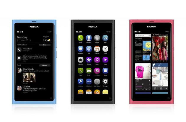 诺基亚N9手机采用了MeeGo系统