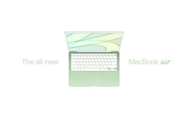 新MacBook Air概念设计：灵感源自全新的多彩M1 iMac