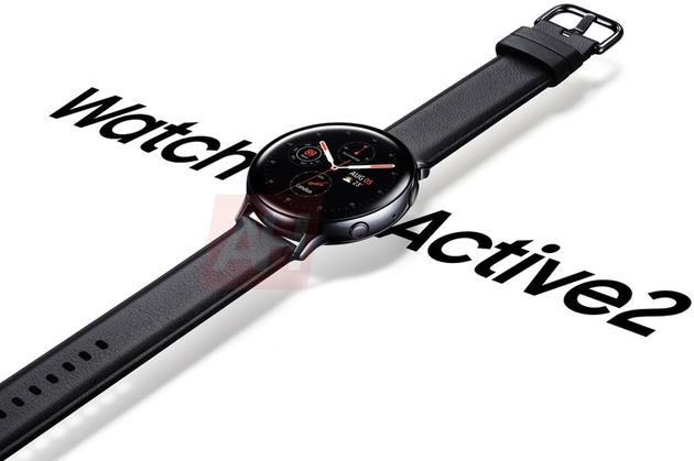 网络泄露的三星Galaxy Watch Active 2