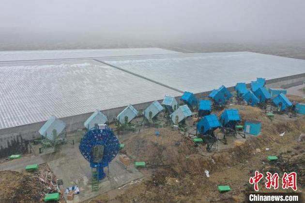 LHAASO部分探测器阵列。中科院高能所 供图