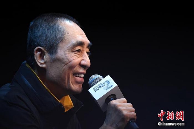  Data picture: Zhang Yimou. Photographed by Hou Yu, a reporter from China News Service
