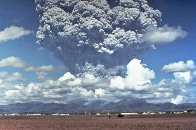 1991年菲律宾皮纳图博火山喷发造成了全球气温的轻微下降
