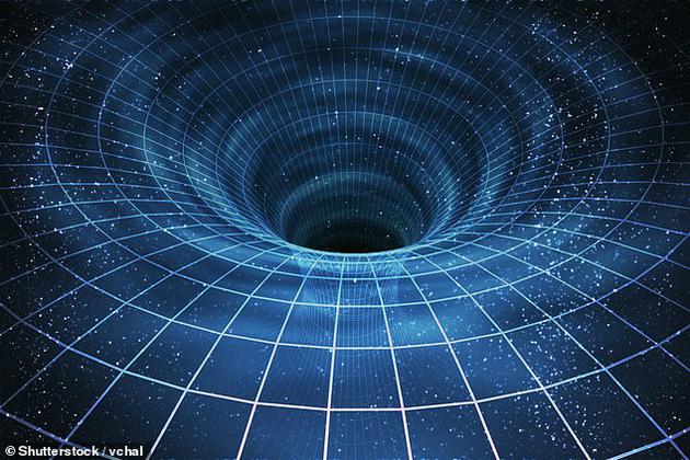 图为黑洞或虫洞奇点示意图。研究人员此前认为，任何宇宙飞船要想将黑洞作为时空旅行的门户，都必须应对大自然最狰狞的一面。