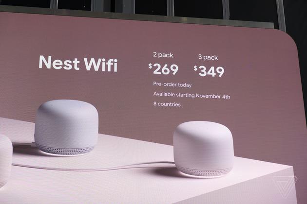 谷歌推出两款路由器新品,用于扩展WiFi信号
