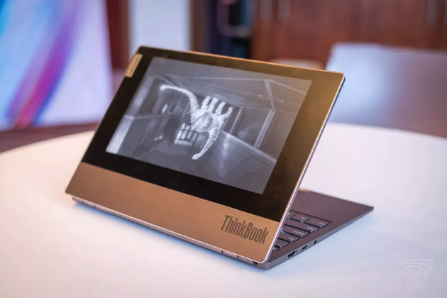 ThinkBook Plus is equipped with an ink screen (picture from The Verge)