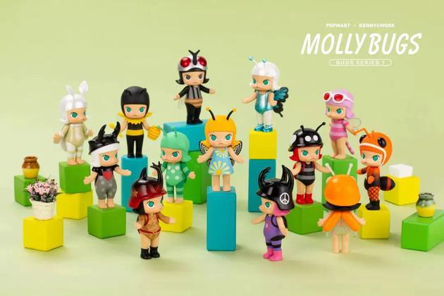 Molly系列是泡泡玛特的招牌。