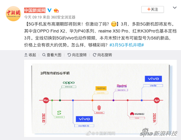 vivo S6发布时间曝光 定位年轻用户 价格相对较低