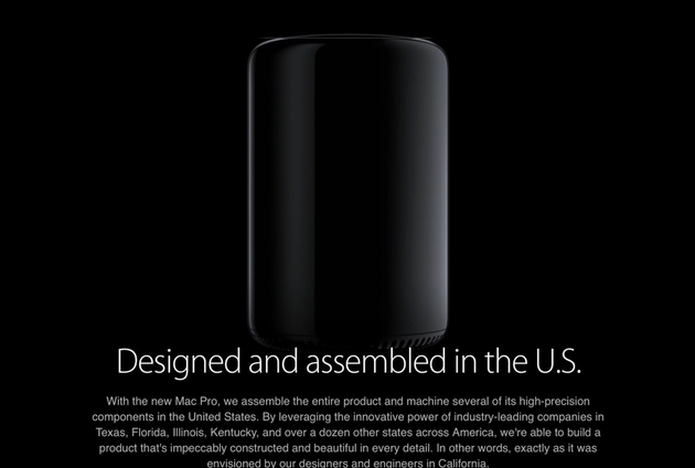  被戏称为“垃圾桶”的上一代Mac Pro在美国组装生产