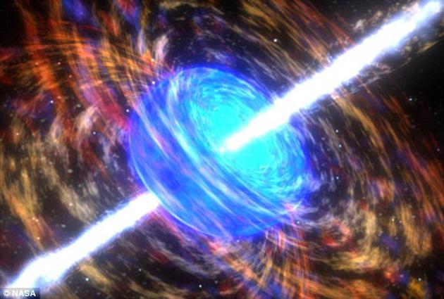 伽马射线暴是宇宙中最明亮和最具能量的事件，但只有在射线束直接指向地球时才能被探测到。