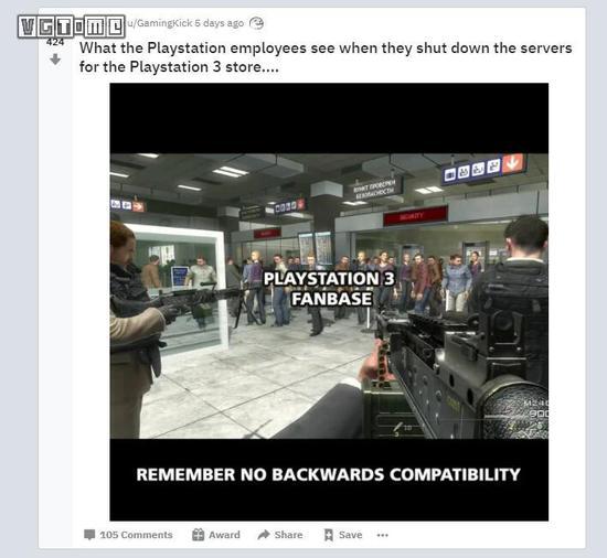 当索尼员工关闭PS3商店的时候,他们看到了什么?