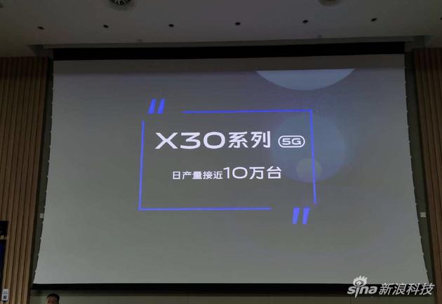 vivo X30日产量已近10万台 国内用户存量日活超2.2亿