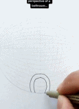 用小直尺画画-搞笑gif动态图片-izike