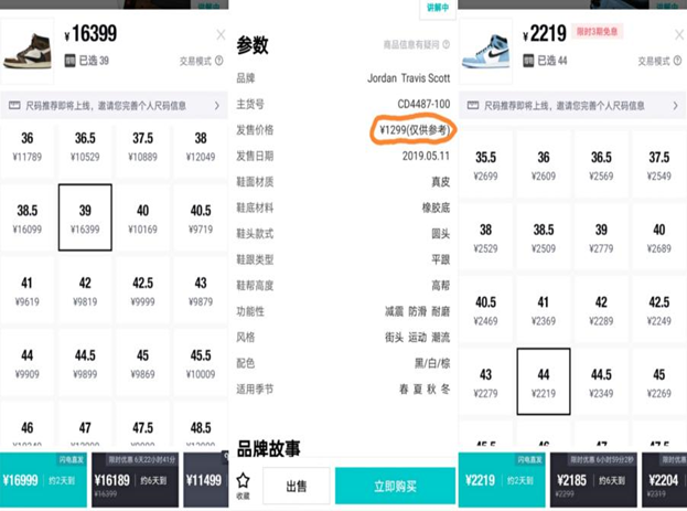 得物上王源同款AJ售价最高达1.64万