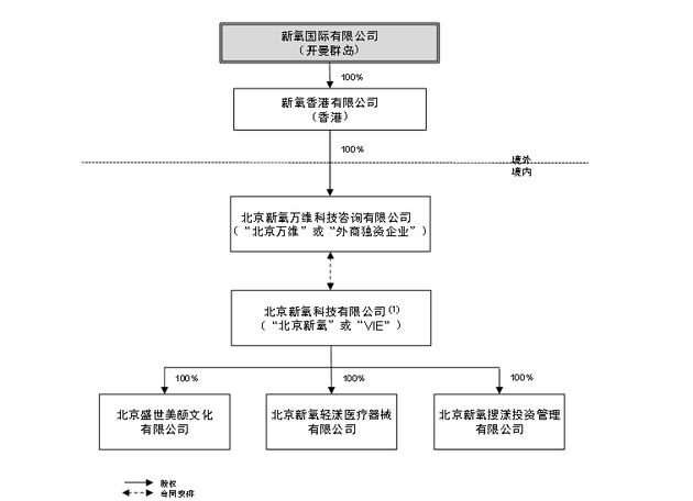 新氧科技企业结构